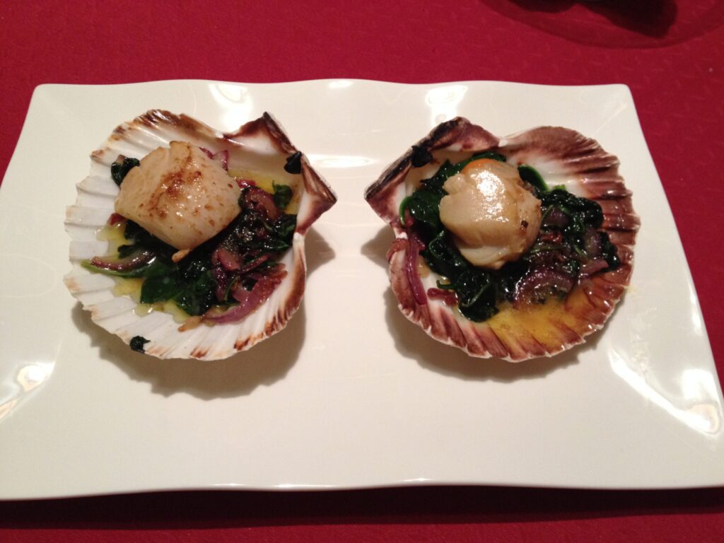 Scallops Rockefeller