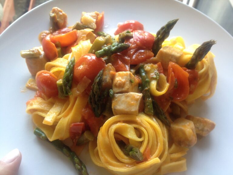 Fettuccine Spada e Aspargi