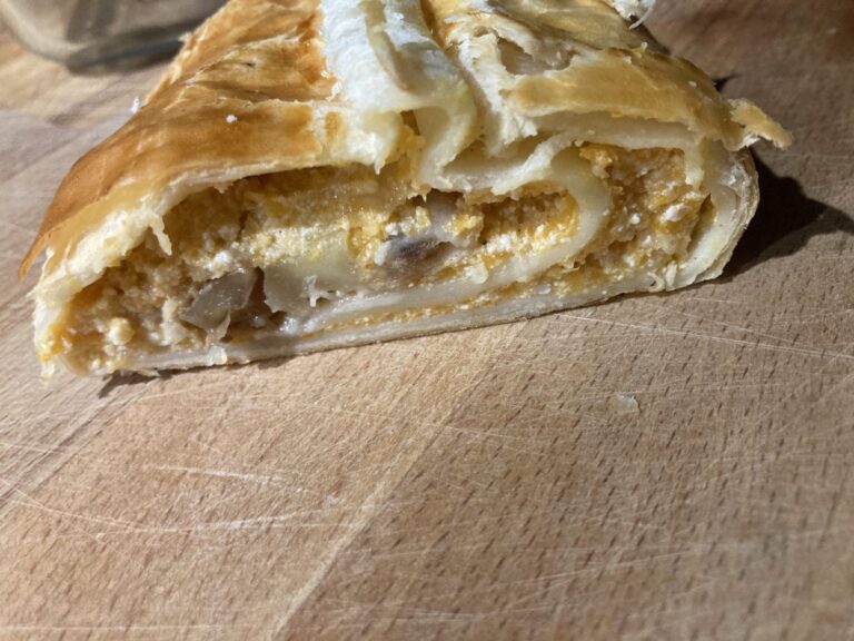 Strudel di Zucca, Ricotta e Lardo di Colonnata