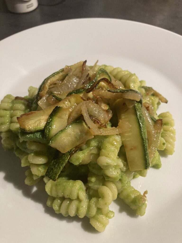 Pasta in Crema di Zucchine